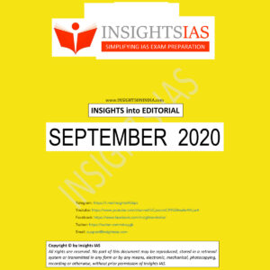 INSIGHTSIAS INSIGHTS INTO EDITORIAL SEPTEMBER 2020 INSIGHTSONINDIA (BLACK & WHITE)