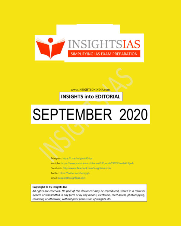 INSIGHTSIAS INSIGHTS INTO EDITORIAL SEPTEMBER 2020 INSIGHTSONINDIA (BLACK & WHITE)