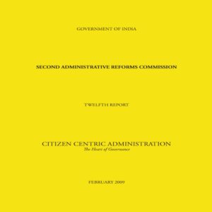 ARC REPORT CITIZEN CENTRIC ADMINISTRATION FEBRUARY 2009