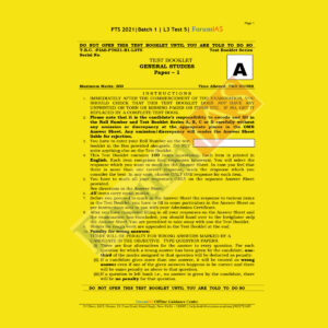 Forum IAS L3 Test 5 Batch 1 PTS 2021