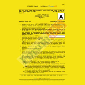 Forum IAS L3 Test 6 Batch 1 PTS 2021