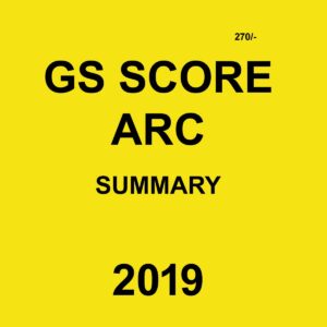 GS SCORE ARC SUMMERY 2019 (BLACK & WHITE)