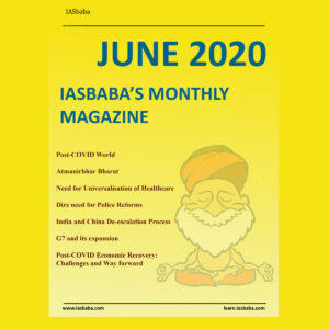 IASBABA'S CURRENT AFFAIRS MAGAZINE JUNE 2020 (BLACK AND WHITE)