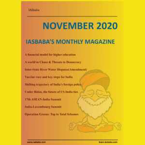 IASBABA'S CURRENT AFFAIRS MAGAZINE NOVEMBER 2020 (BLACK AND WHITE)