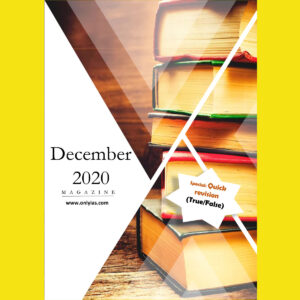 ONLYIAS DECEMBER 2020 MAGZINE