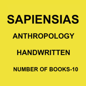 SAPIENSIAS ANTHROPOLOGY HANDWRITTEN NUMBER OF BOOKS-10 (BLACK & WHITE)