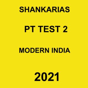 SHANKARIAS PT TEST 2  MODERN 2021