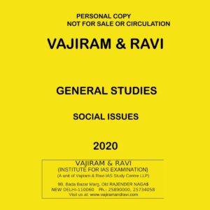 VAJIRAM & RAVI GENERAL STUDIES SOCIAL ISSUES 2020