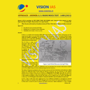 VISION IAS MOCK TEST-1488 MAINS 2021