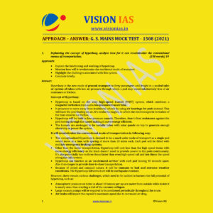 VISION IAS MOCK TEST- 1508 MAINS 2021