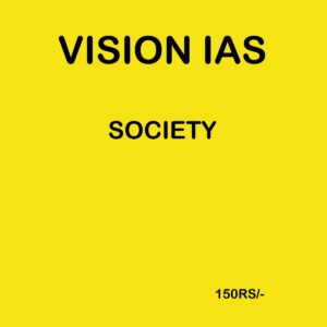 VISION IAS SOCITY (BLACK & WHITE)
