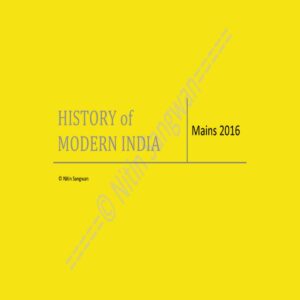 TOPPERS NOTES NITIN SANGWAN HISTORY OF MODERN INDIA 2016 (BLACK & WHITE)