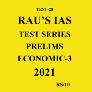 RAU'S IAS TEST SERIES PRELIMS ENVIRONMENT - 1 - 2021 TEST 31