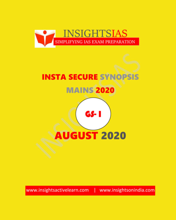 INSIGHTS IAS MAINS INSTA SECURE SYNOPSIS AUGUST 2020