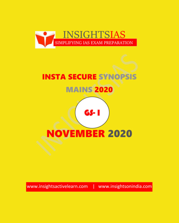 INSIGHTS IAS MAINS INSTA SECURE SYNOPSIS NOVEMBER 2020