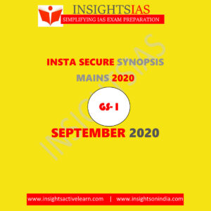 INSIGHTS IAS MAINS INSTA SECURE SYNOPSIS SEPTEMBER 2020