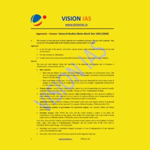 VISION IAS GENERAL STUDIES MAINS MOCK TEST-1052 (2018)