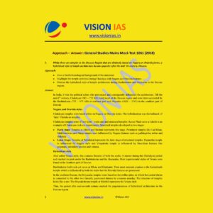 VISION IAS GENERAL STUDIES MAINS MOCK TEST-1061 (2018)