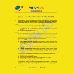 VISION IAS GENERAL STUDIES MAINS MOCK TEST-1062 (2018)
