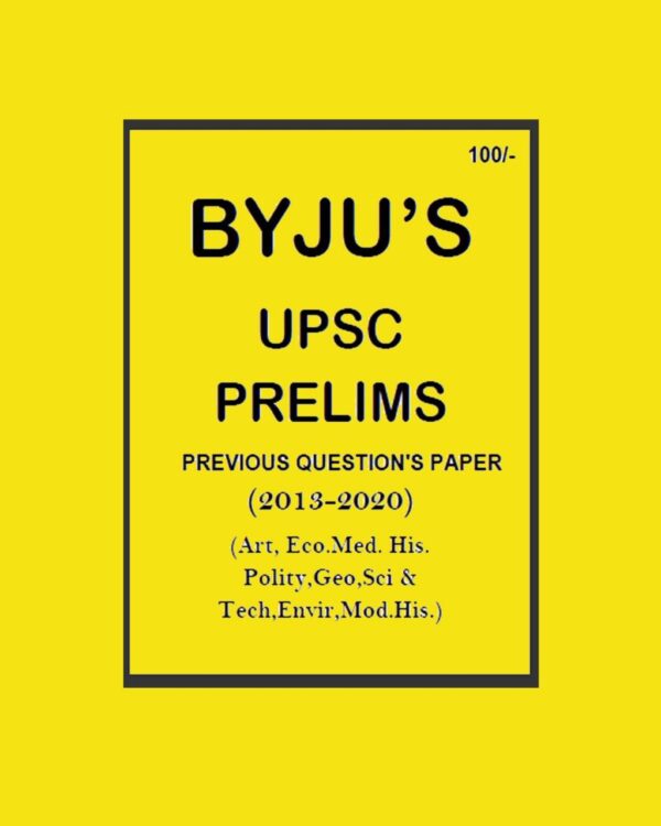 BYJU'S UPSC-PRELIMS-PREVIOUS YEAR-QUESTION PAPER-2013-20