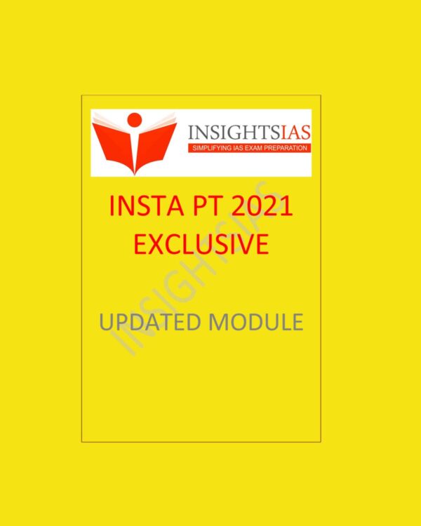 INSIGHTS IAS INSTA PT 2021 EXCLUSIVE  - UPDATED MODULE (BLACK & WHITE)