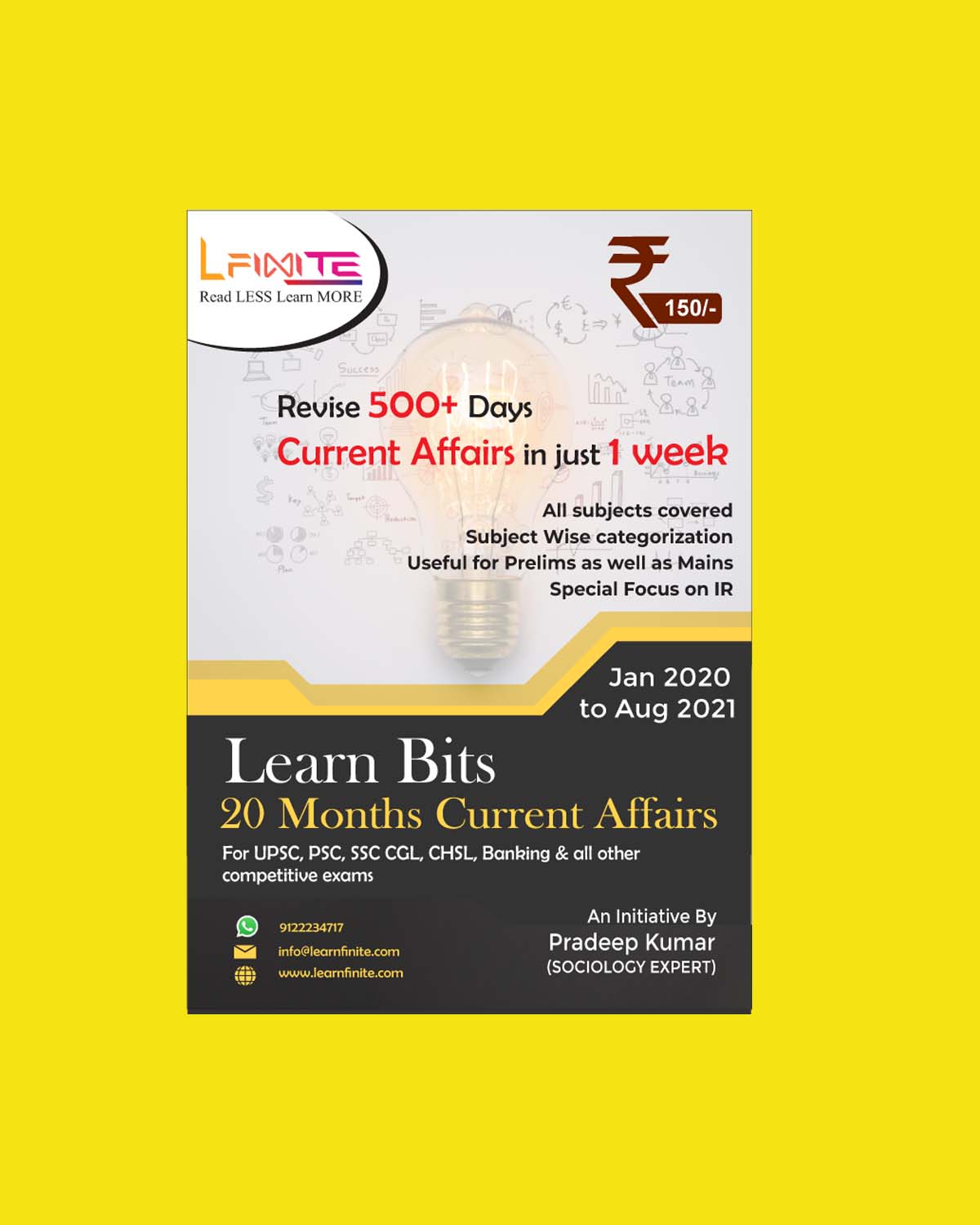 LFIXITE - CURRENT AFFAIRS IN JUST - 1 WEEK - (ALL SUBJECTS COVERED ,SUBJECT WISE CATEGORIZATION, USEFUL FOR PRELIMS AS WELL AS MAINS SPECIAL FOCUS ON IR) JANUARY TO 2020 TO AUGUST 2021