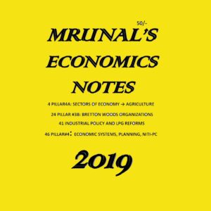 MRUNAL'S ECONOMICS NOTES-24 2019
