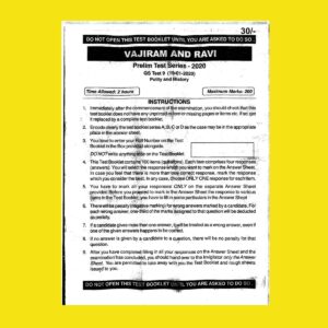 VAJIRAM AND RAVI TEST SERIES- 2020 GS TEST-9 ( 19-01-2019) POLITY AND HISTORY
