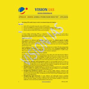 VISION IAS GENERAL STUDIES MAINS MOCK TEST-1395 (2020)