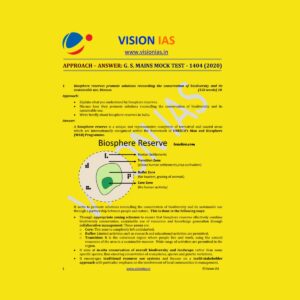 VISION IAS GENERAL STUDIES MAINS MOCK TEST-1404 (2020)