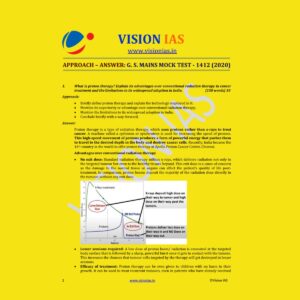 VISION IAS GENERAL STUDIES MAINS MOCK TEST-1412 (2020)
