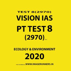 VISIONIAS TEST -  8 (2970) ECOLOGY & ENVIRONMENT  2020