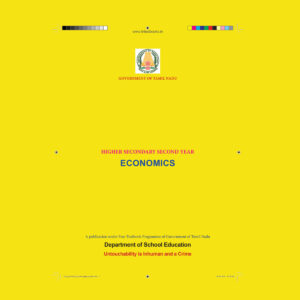 NCERT TAMILNADU BOARD HIGHER SECONDARY SECOND YEAR-  ECONOMICS BLACK & WHITE