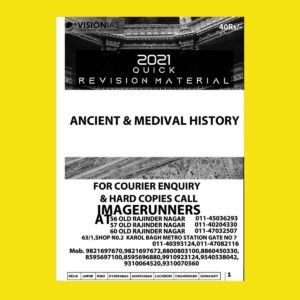 VISION IAS QUICK REVISION  ANCIENT & MEDIEVAL HISTORY