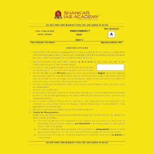SHANKAR IAS ACADEMY-CSAT-TEST-9 (BLACK & WHITE)