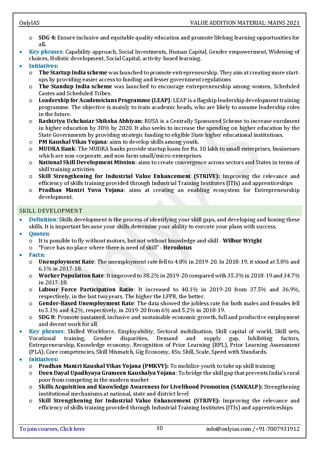 ONLY IAS PRAHAAR 2021 GS PAPER-II- UPSC ESSENCE (COVERING DEFINITION,DATA FACTS , PHRASSES , SEHEMES & QUOTES) –FOR UPSC CSE MAINS –VALE ADDITION MATERIAL (BLACK & WHITE) - Image 2