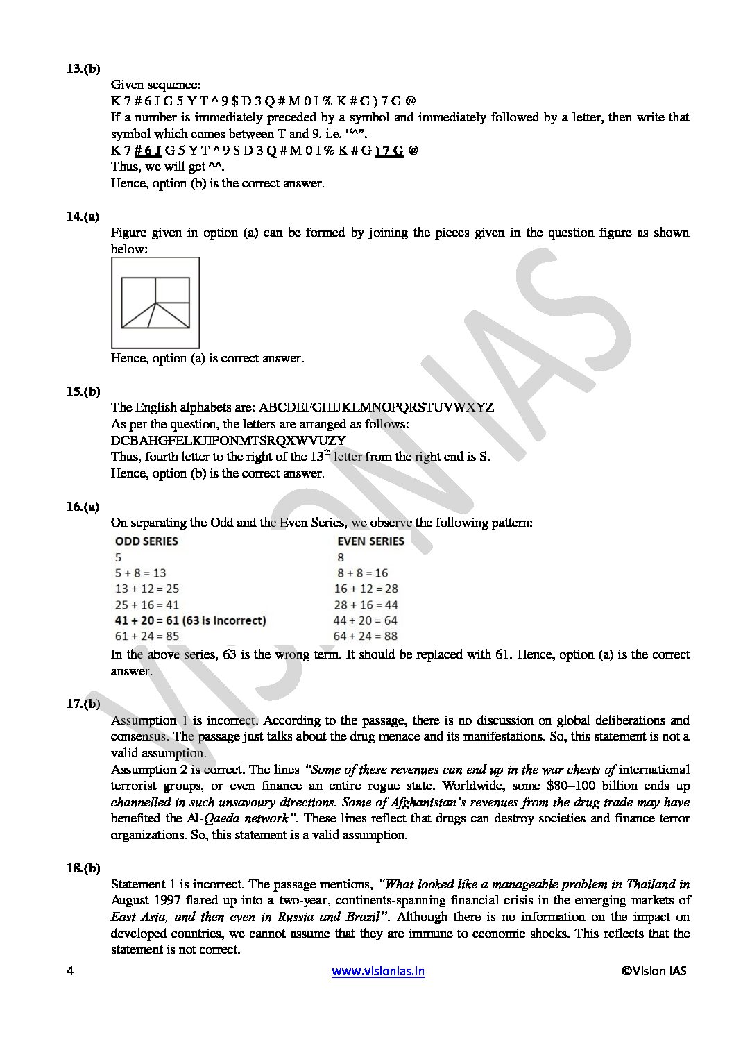 VISION IAS 2022 CSAT TEST-6 ( TEST CODE 3731) NUMERICAL AND ALPHABET SERIES CODING- DECODING CUBES DICE PUZZLES-ORDER, RANKING AND COMPARISON-2022 (BLACK & WHITE) - Image 3