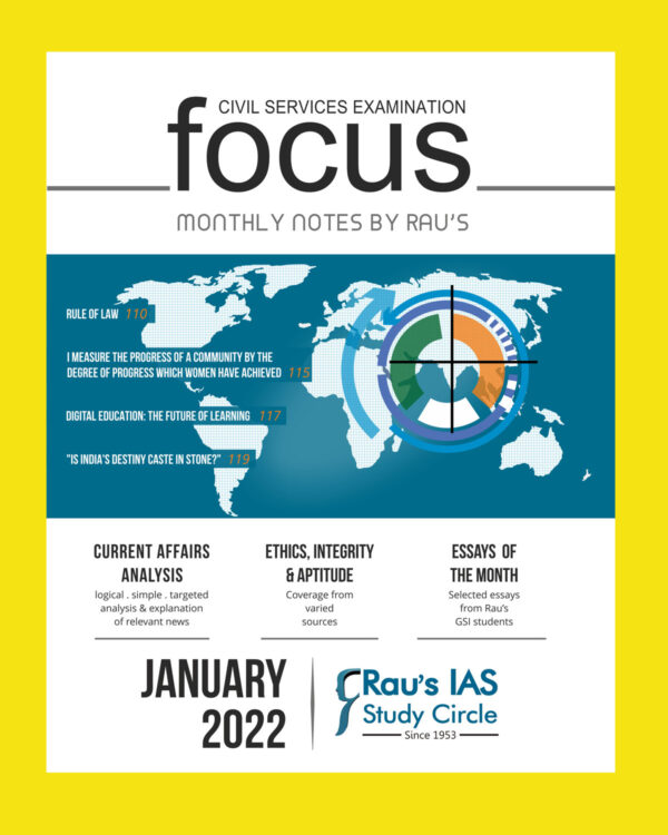 RAU’S IAS CURRENT AFFAIRS JANUARY TO NOVEMBER 2022 (BLACK & WHITE) GROUPED