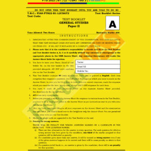FORUM IAS GENERAL STUDIES 2022- PTS 2022 BATCH-B-1, L-2- CSAT-TEST-02 (BLACK & WHITE)