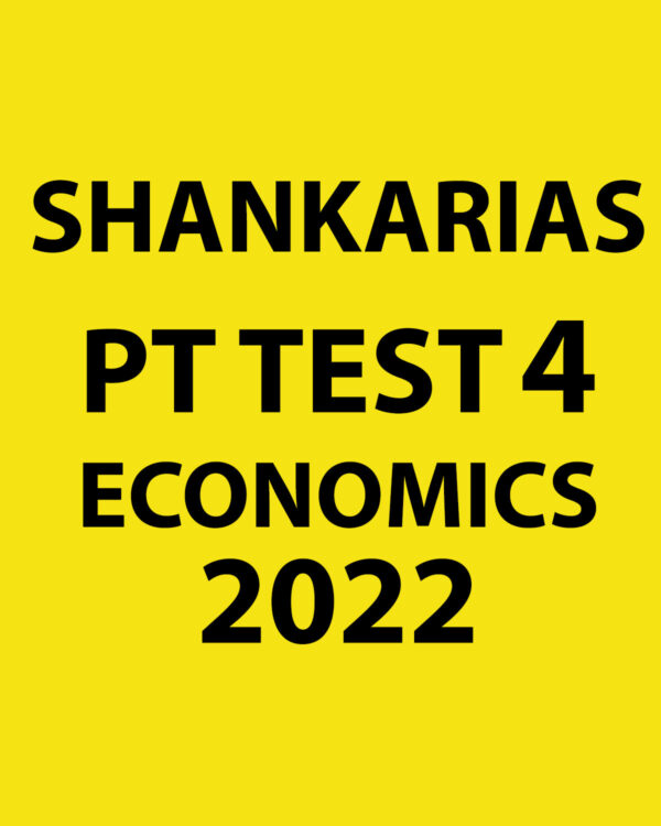 SHANKAR IAS 2022 PT TEST-4 ECONOMICS (BLACK & WHITE)
