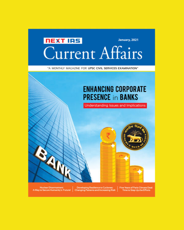 NEXT IAS CURRENT AFFAIRS ENHANCING CORPORATE PRESENCE IN BANKS JANUARY 2021 (BLACK & WHITE)