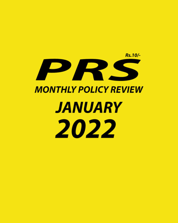 PRS MONTHLY POLICY REVIEW JANUARY 2022 (BLACK & WHITE)