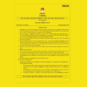 IAS BABA 2022 AIPTS TEST-7 (CURRENT AFFAIRS )2022 (BLACK & WHITE)
