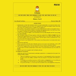 IAS BABA 2022 AIPTS TEST-8 (HISTORY ) 2022 (BLACK & WHITE)