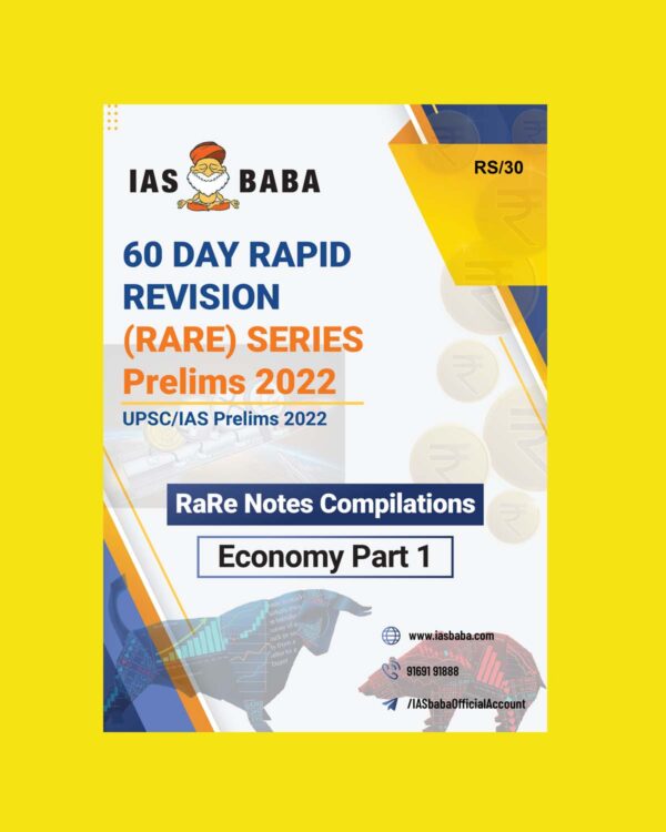 IAS BABA 60 DAYS RAPID REVISION (RARE) SERIES PRELIMS 2022 (BLACK & WHITE) GROUPED