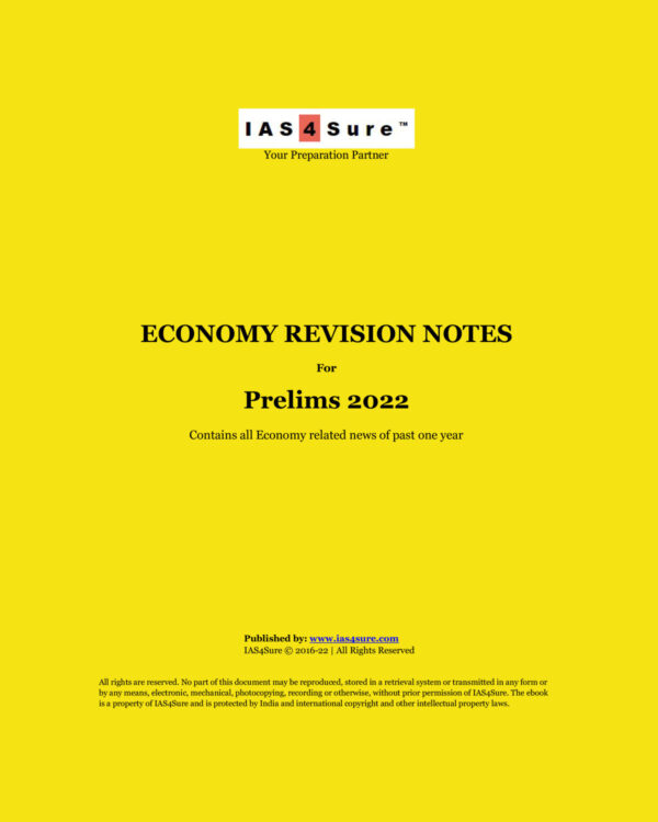 IAS 4 SURE 2022 REVISION  NOTES FOR PRELIMS 2022 (BLACK & WHITE) GROUPED