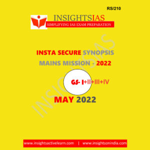 INSIGHTSIAS INSIGHTS ONINDA SECURE SYNOPSIS MAINS MISSION MAY (GS-I+II+III+IV) (BLACK & WHITE)