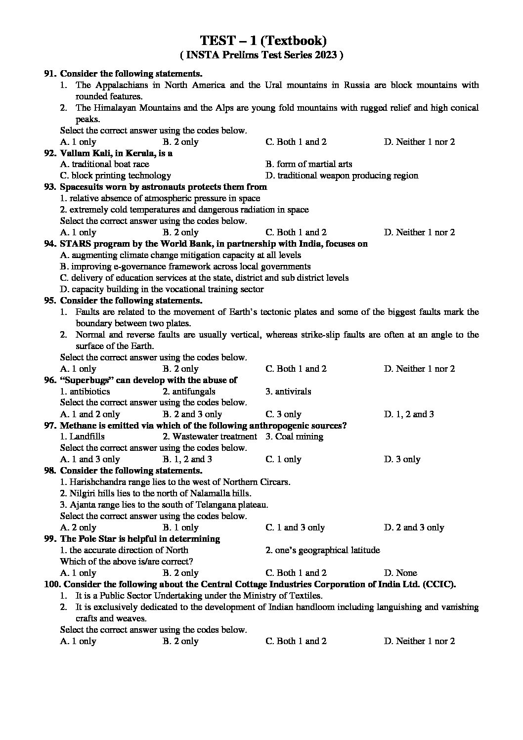 INSIGHTS ONINDIA 2023 PT TEST-01 WITH SOLUTION (HISTORY NCERT CLASS VI+VII & CURRENT AFFAIRS 1ST JUNE TO 19TH JUNE 2022 ) TEXTBOOKWISE APPROACH 2023 (BLACK & WHITE) - Image 2