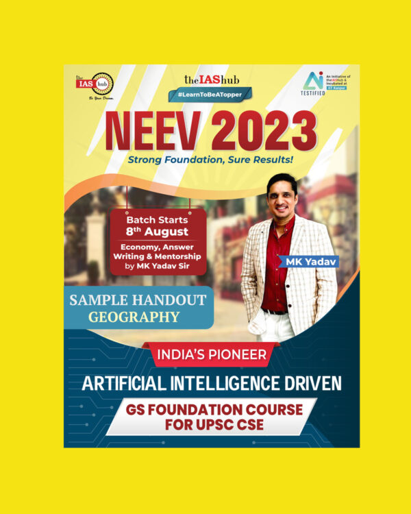THE IAS HUB NEEV 2023 SAMPAL HANDOUT GEOGRAPHY (BLACK & WHITE)