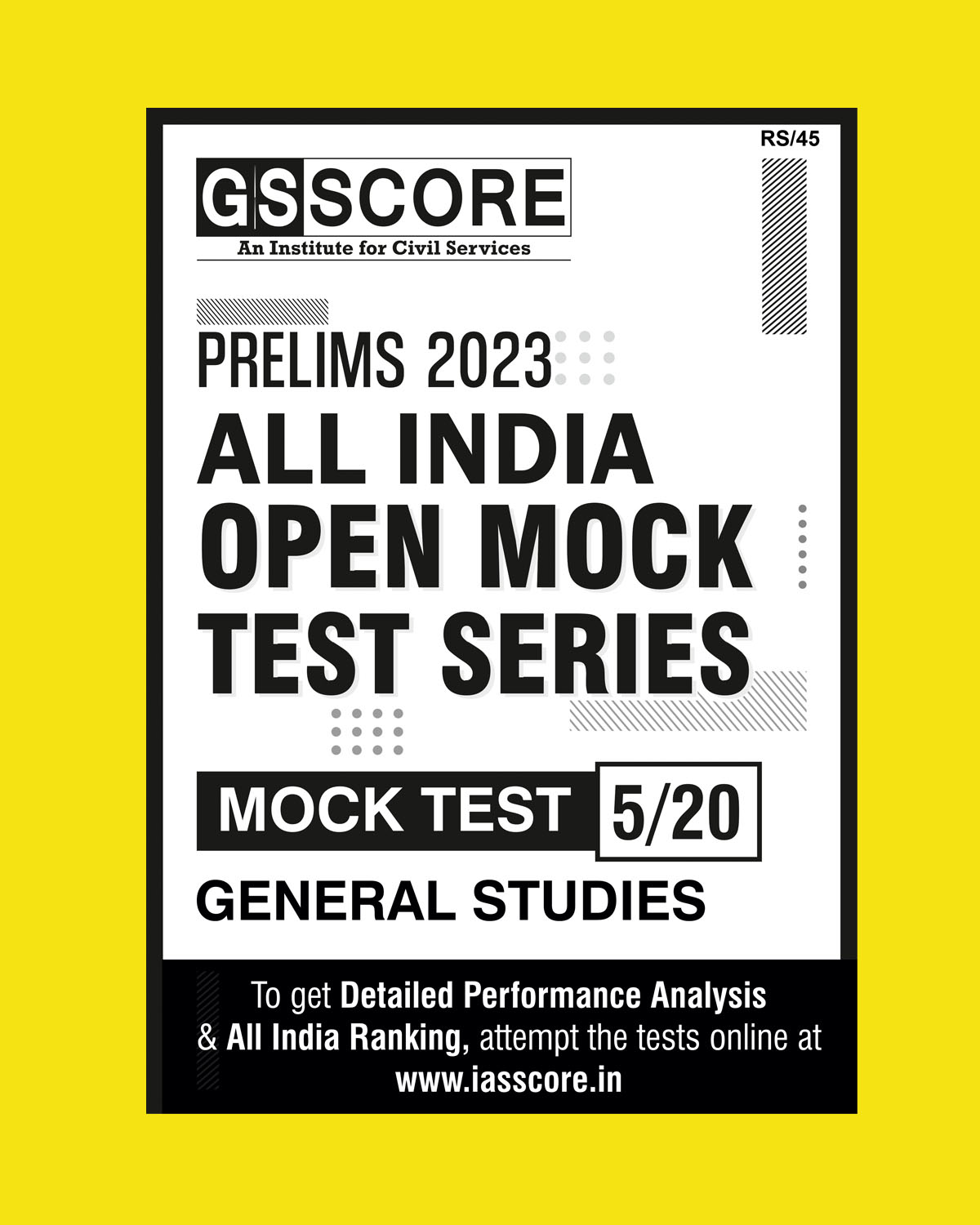 GS SCORE 2023 ALL INDIA OPEN MOCK TEST5 ALL INDIA OPEN MOCK TEST